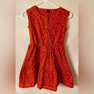 Girls GAP star dress.  100% cotton.  Fully lined.  Adorable on!
